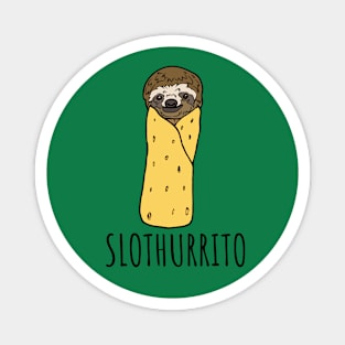 Slothurrito Funny Burrito Sloth Magnet